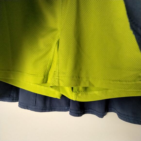 Title Nine Sz 6 Navy Blue Contrast Stitch Athletic Skort or Tennis Skirt - Picture 7 of 9